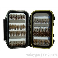 Wild Water Attractor/Trout Stimulator Fly Assortment, 42 Flies w/ Small Fly Box   